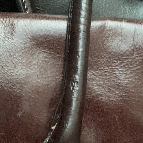 Giani Bernini Brown Leather Handbag - Picture 9 of 11